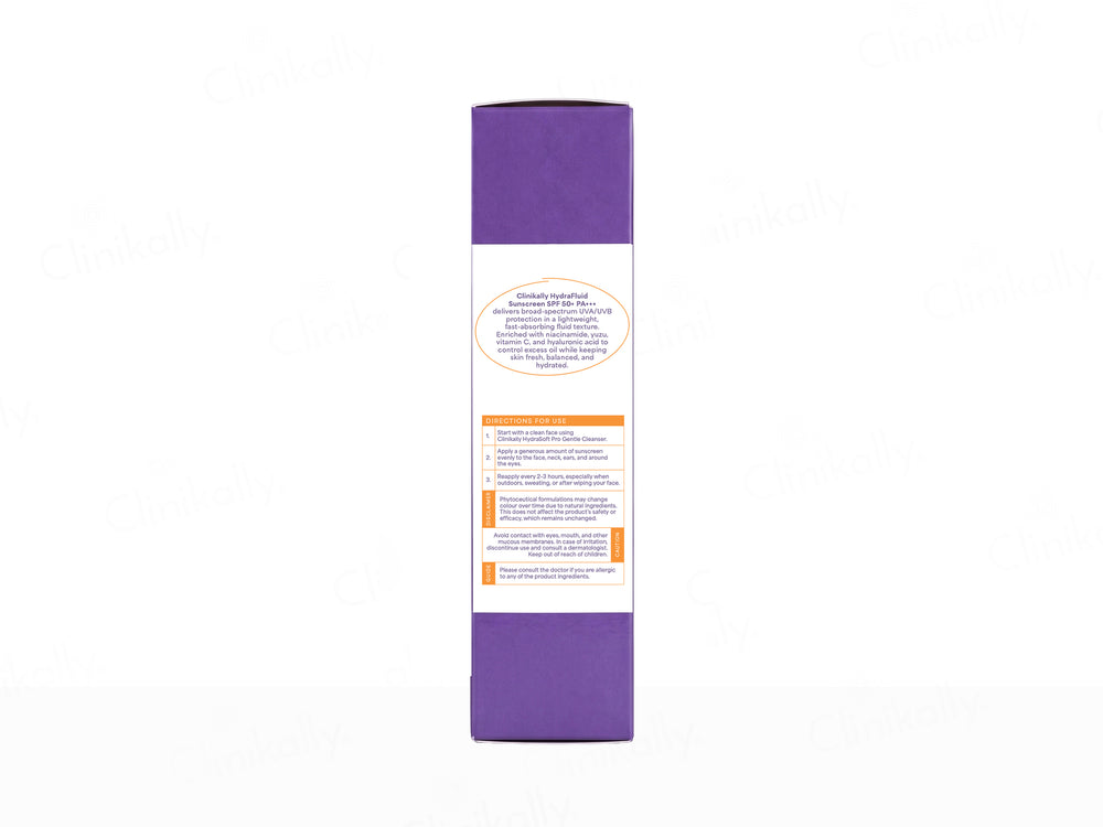 Clinikally HydraFluid Niacinamide Oil-Control Sunscreen SPF 50+ PA+++