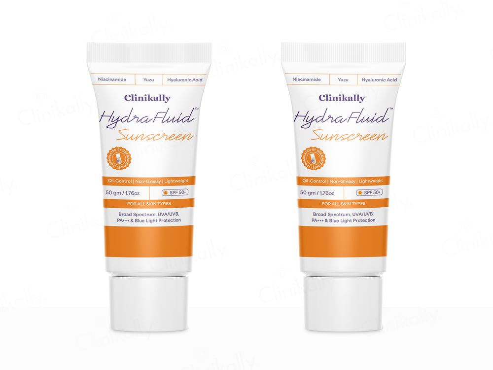 Clinikally HydraFluid Niacinamide Oil-Control Sunscreen SPF 50+ PA+++