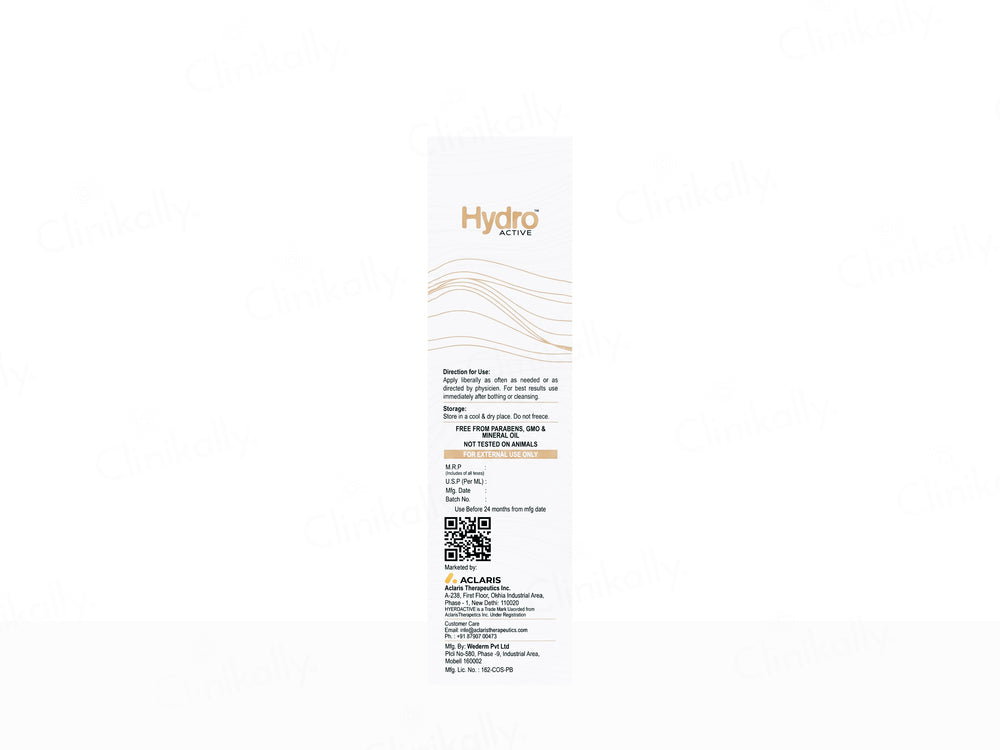 Hydro Active Intense Daily Moisturizing Lotion