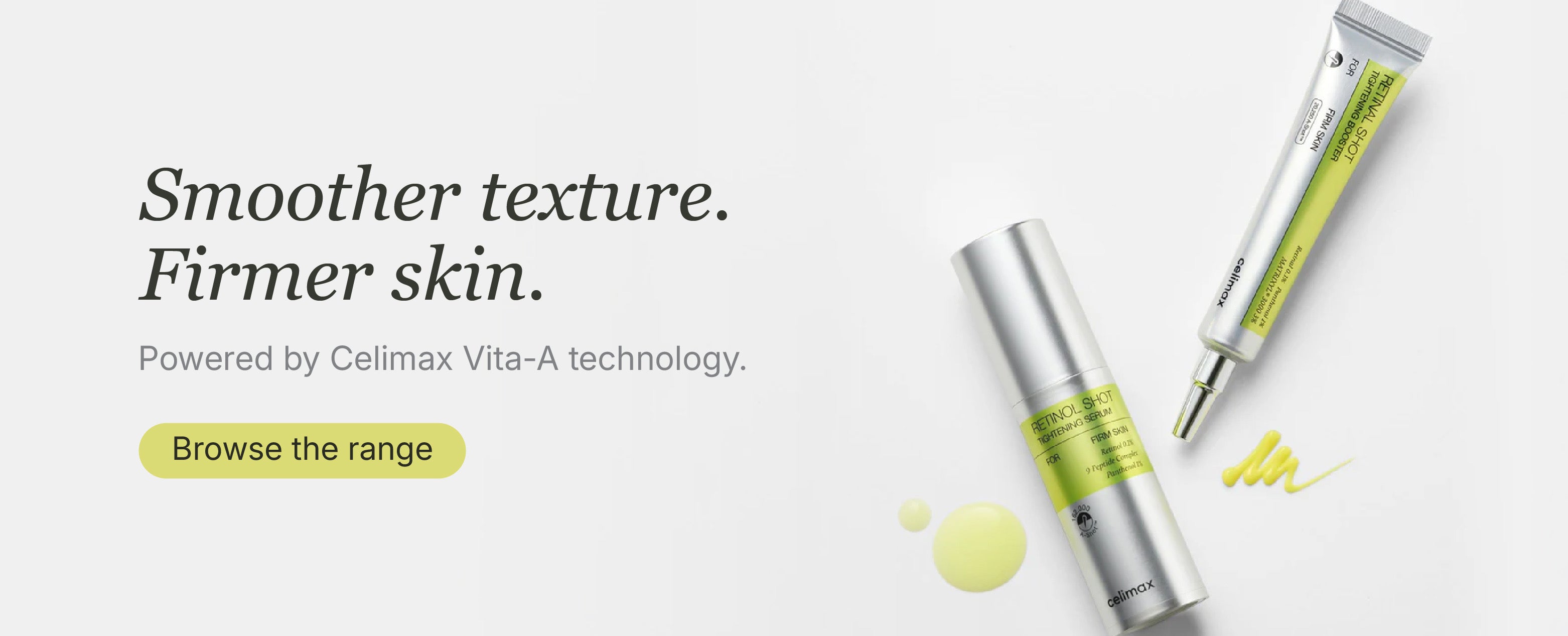 Two skincare product tubes 