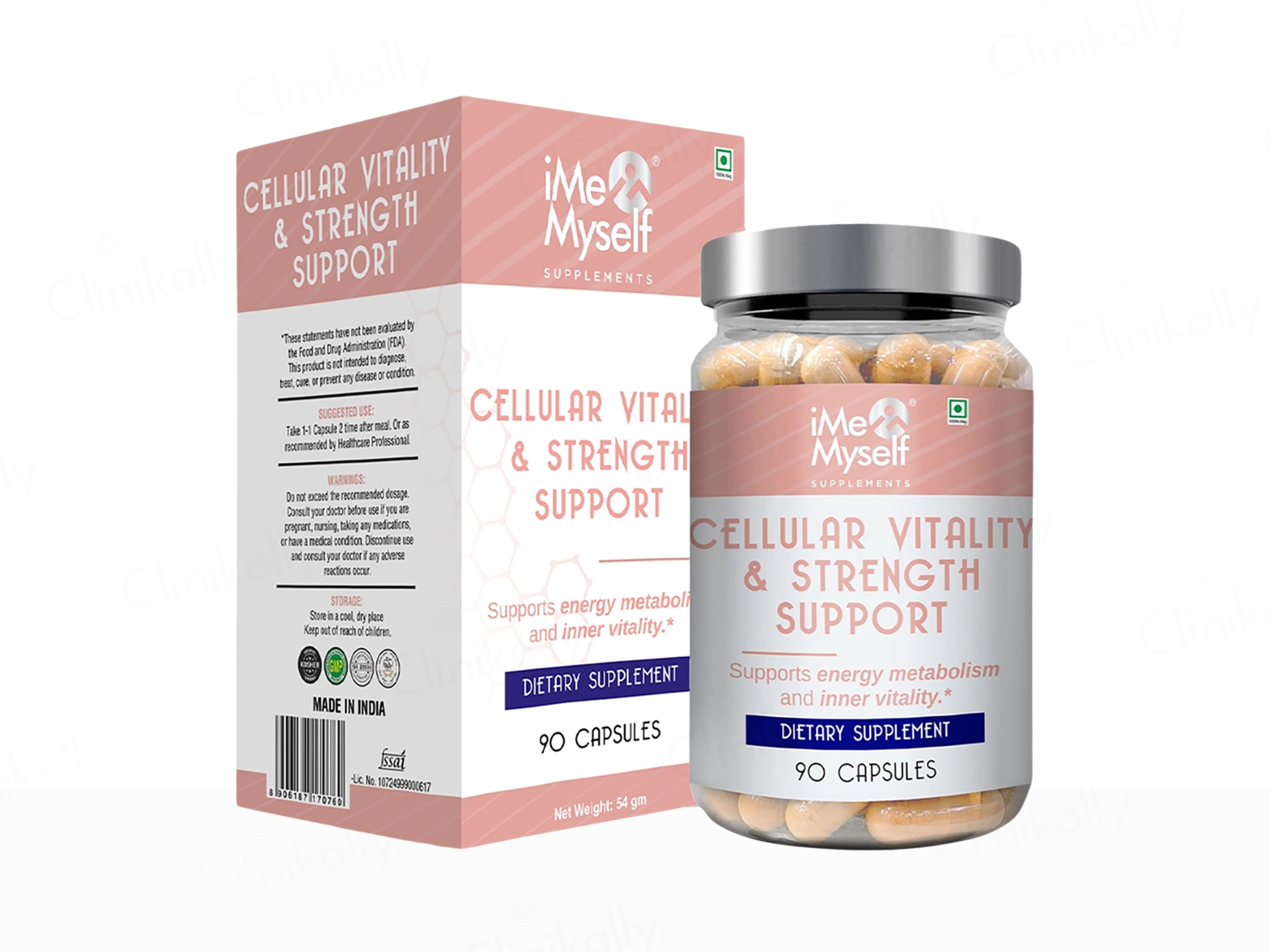 IMeMyself Cellular Vitality & Strength Support Dietary Supplement Vegetarian Capsule