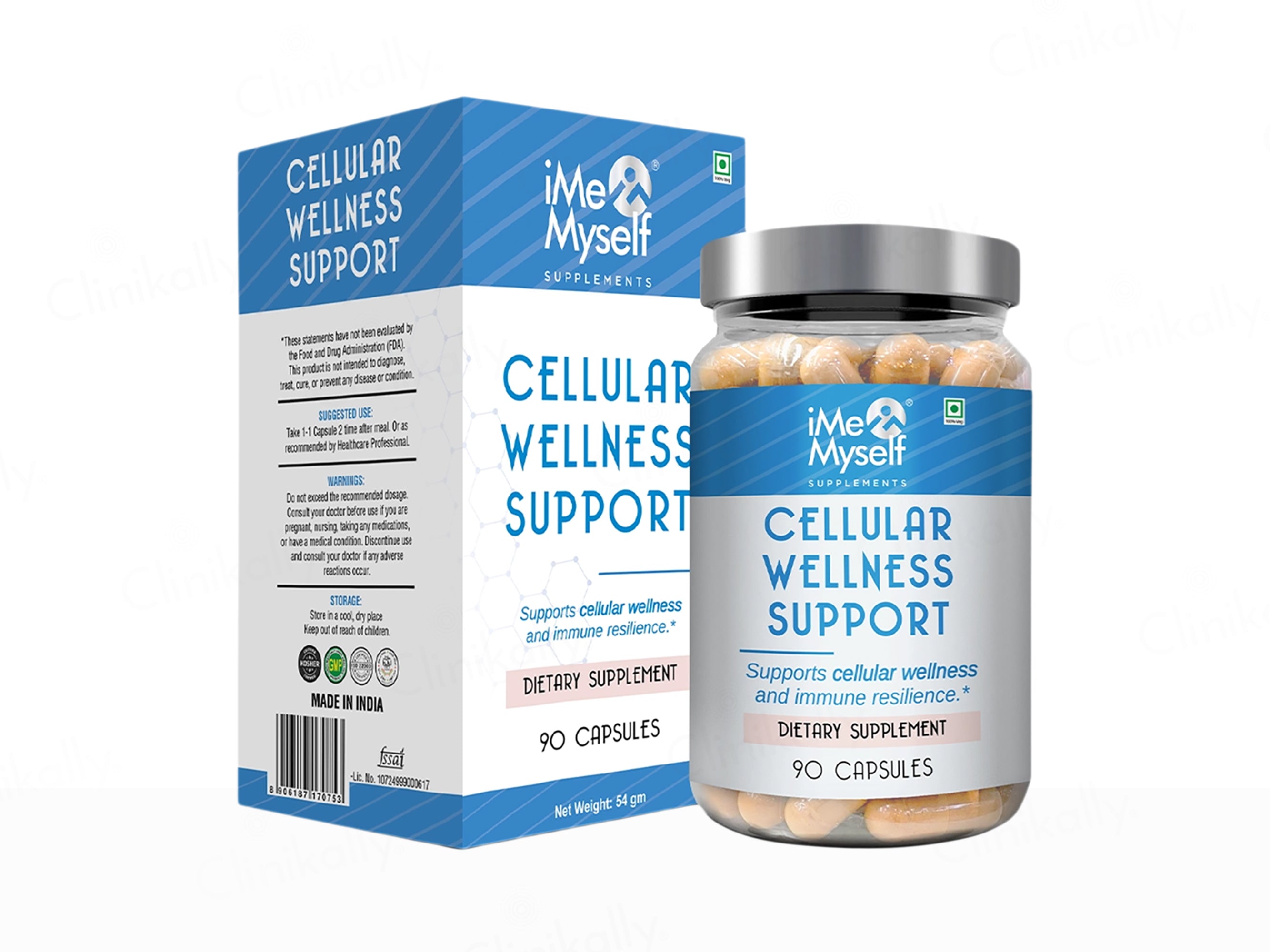 IMeMyself Cellular Wellness Support Dietary Supplement Vegetarian Capsule