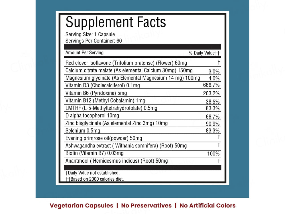 IMeMyself Meno Comfort Dietary Supplement Vegetarian Capsule