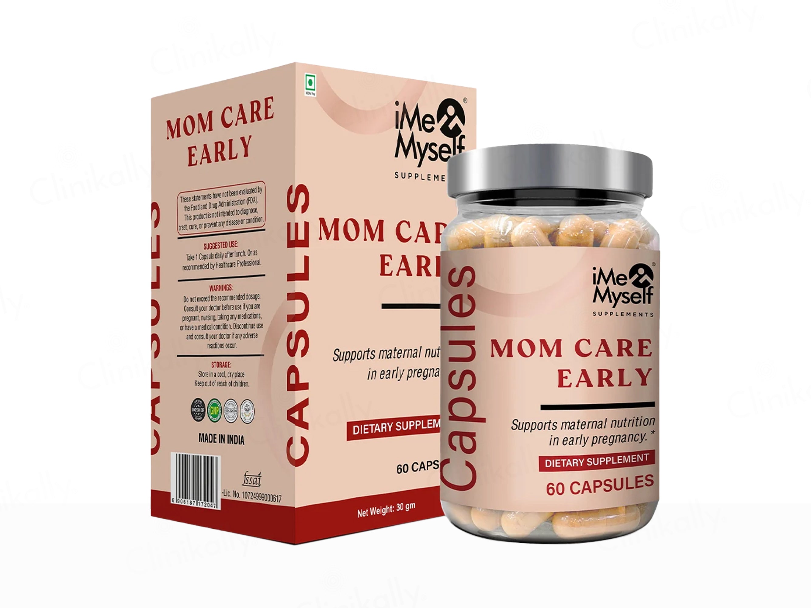 IMeMyself Mom Care Early Dietary Supplement Vegetarian Capsule