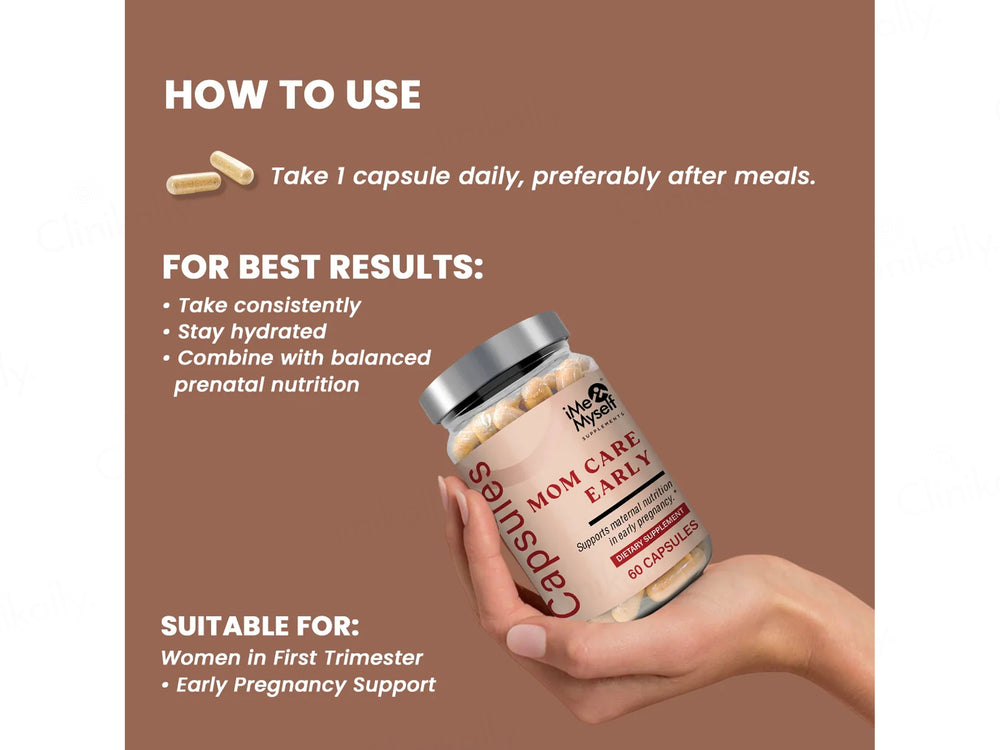 IMeMyself Mom Care Early Dietary Supplement Vegetarian Capsule