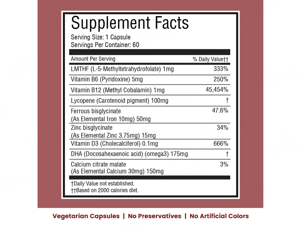 IMeMyself Mom Care Growth Dietary Supplement Vegetarian Capsule