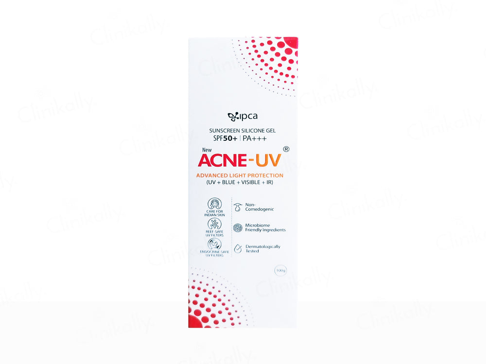 IPCA Acne-UV Advanced Light Protection Silicone Sunscreen Gel SPF 50+ PA++++