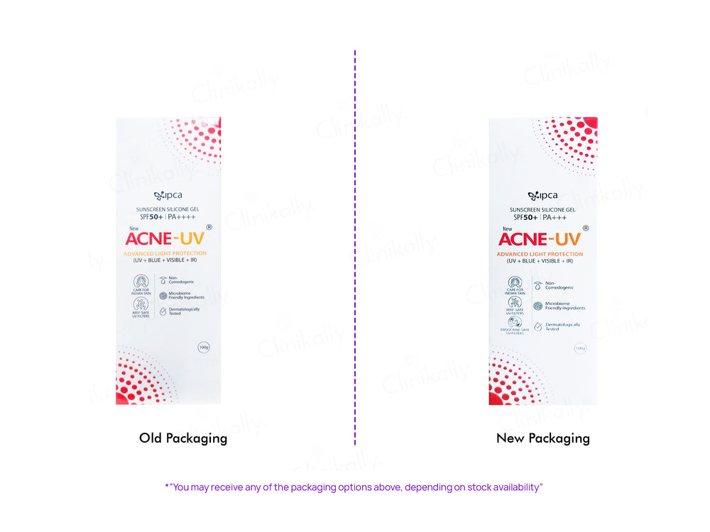 IPCA Acne-UV Advanced Light Protection Silicone Sunscreen Gel SPF 50+ PA++++