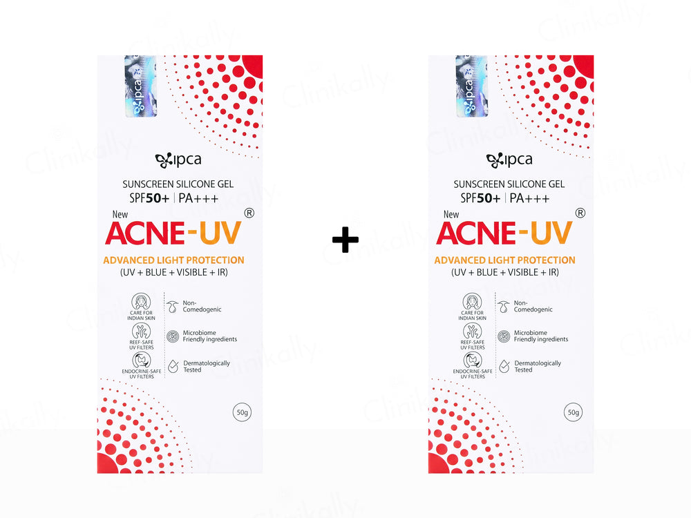 IPCA Acne-UV Advanced Light Protection Silicone Sunscreen Gel SPF 50+ PA+++