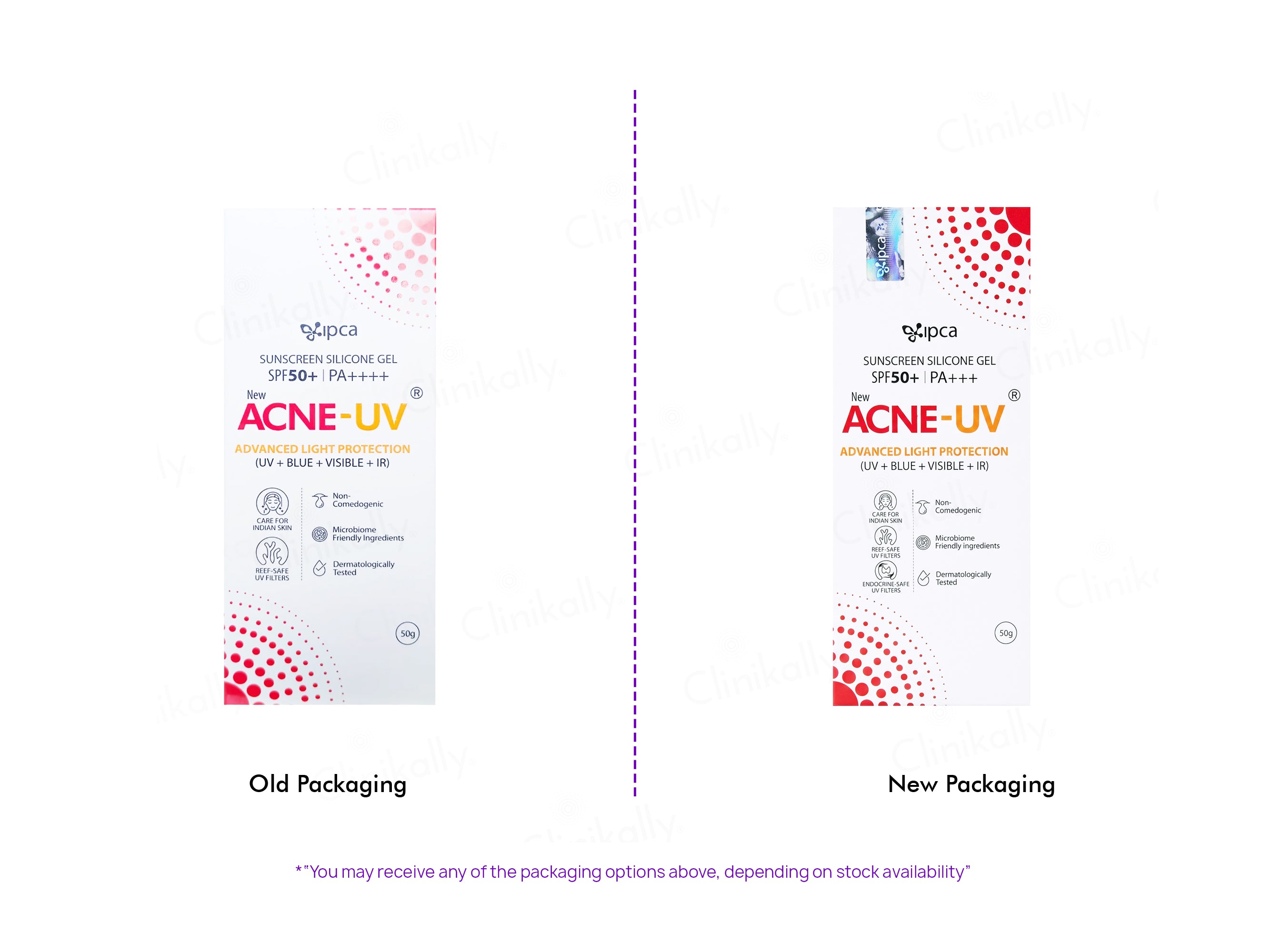 IPCA Acne-UV Advanced Light Protection Silicone Sunscreen Gel SPF 50+ PA+++