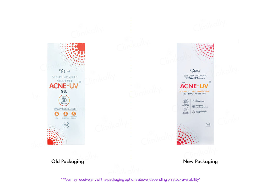 IPCA Acne-UV Advanced Light Protection Silicone Sunscreen Gel SPF 50+ PA++++