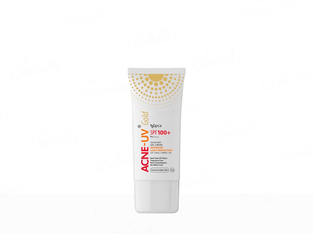 IPCA Acne-UV Gold Sunscreen Gel Cream SPF 100+ PA++++