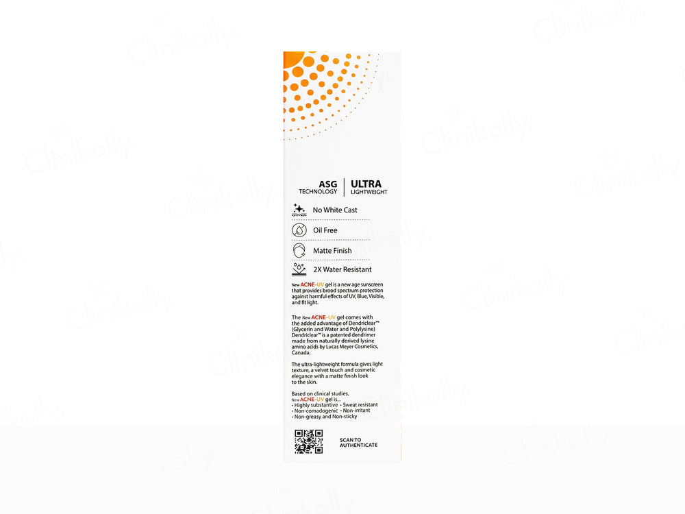IPCA Acne-UV Silicone Sunscreen Gel SPF 30 PA+++