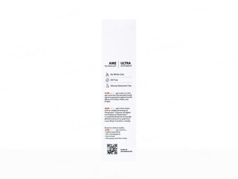 IPCA Acne-UV Gold Sunscreen Gel Cream SPF 50+ PA++++