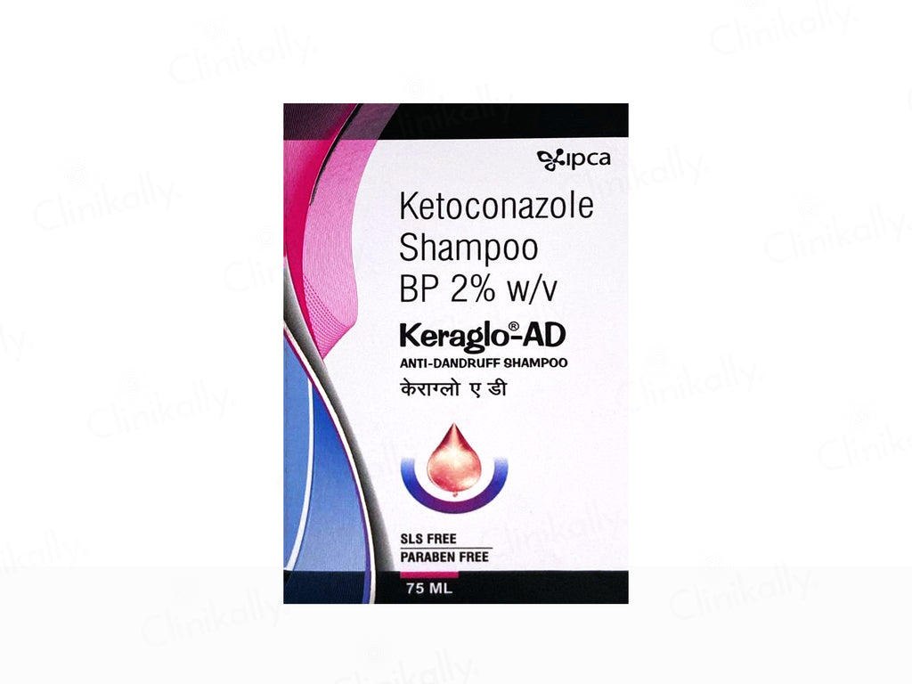 IPCA Keraglo-AD Anti-Dandruff Shampoo 75ml - Image 1
