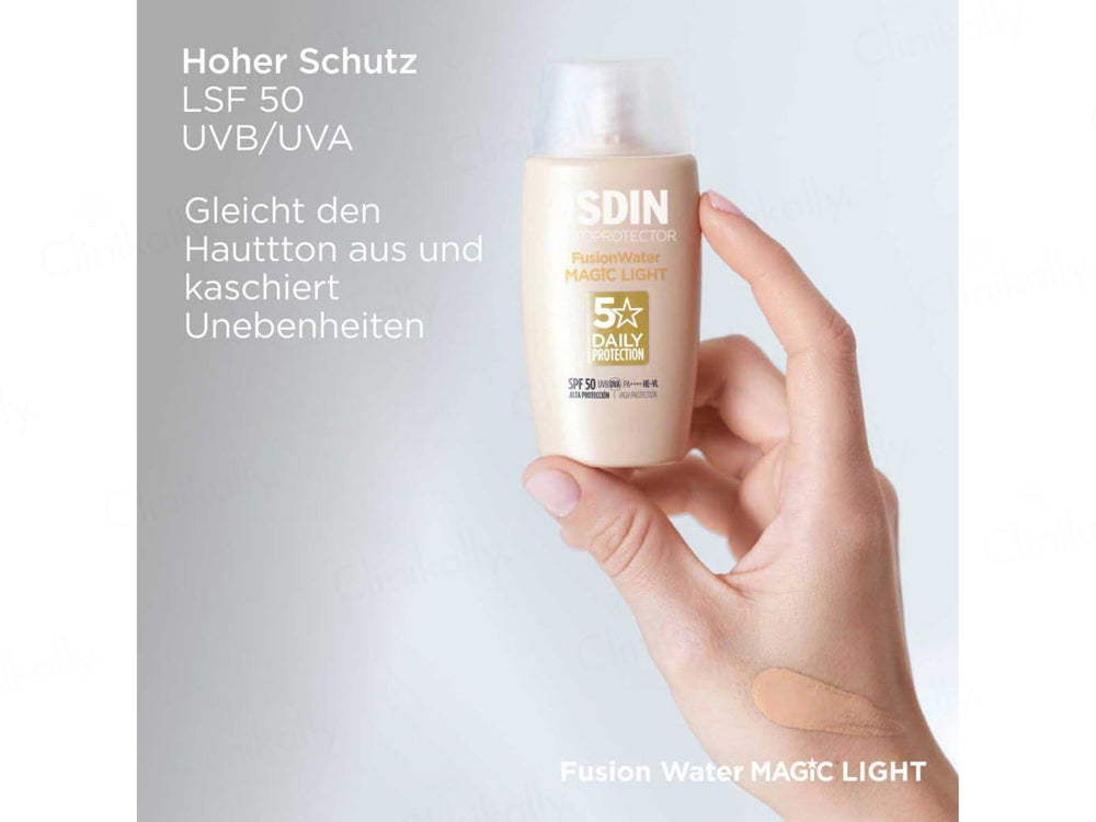 ISDIN Fotoprotector Fusion Water Magic Light Sunscreen SPF 50 PA++++