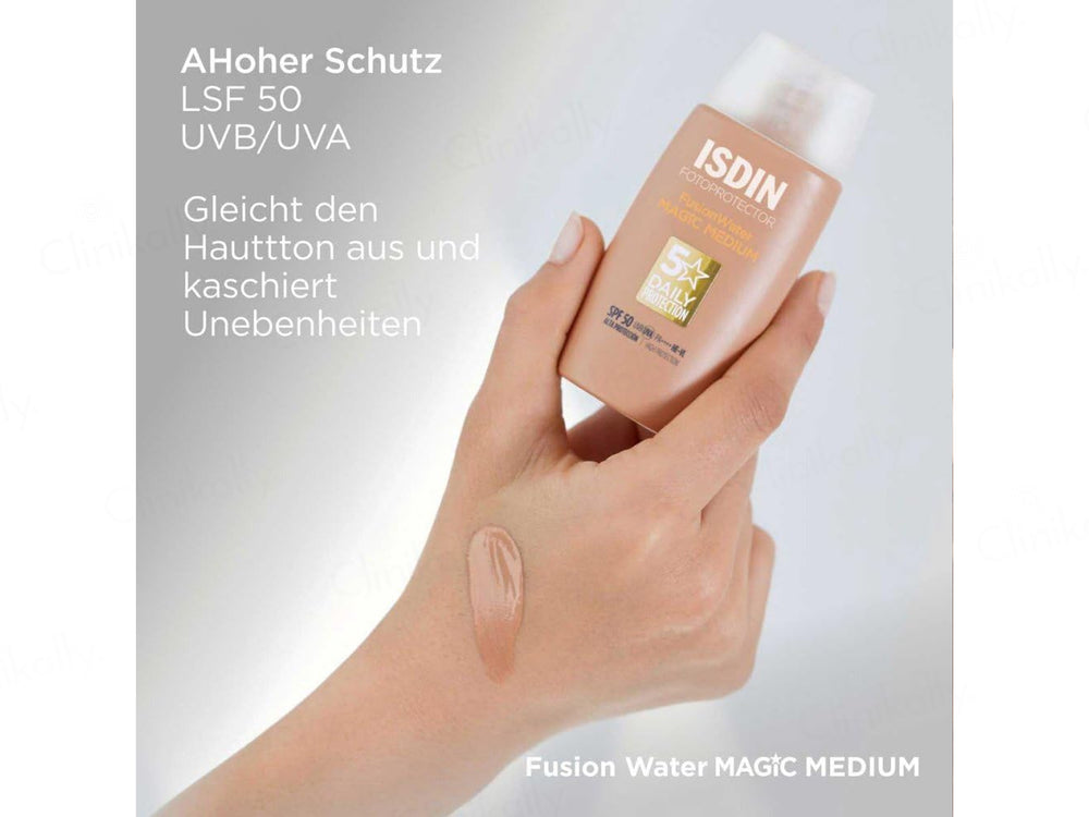 ISDIN Fotoprotector Fusion Water Magic Medium Sunscreen SPF 50 PA++++