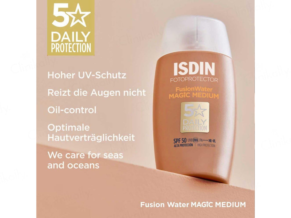ISDIN Fotoprotector Fusion Water Magic Medium Sunscreen SPF 50 PA++++