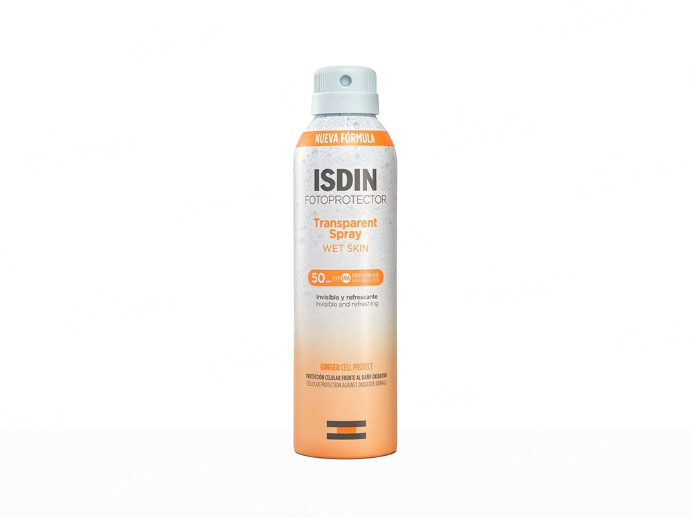 ISDIN Fotoprotector Wet Skin Transparent Spray Sunscreen SPF 50