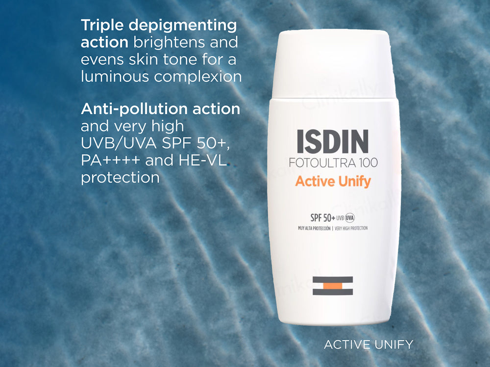 ISDIN Fotoultra 100 Active Unify Depigmenting Sunscreen SPF 50+