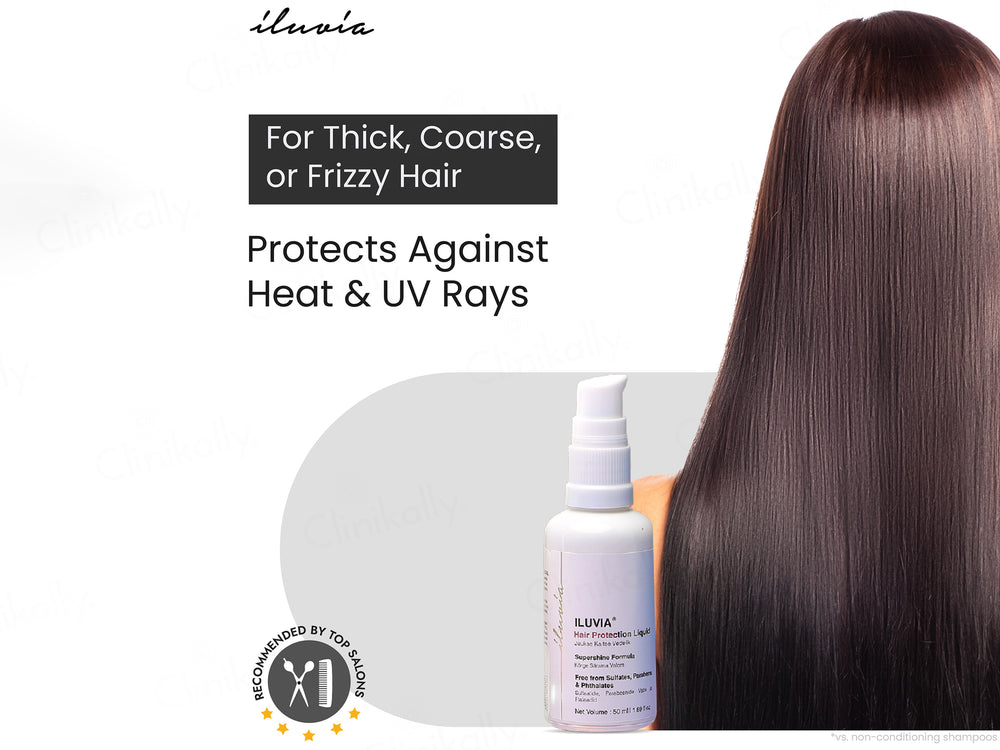 Iluvia Professional Heat Protection Hair Serum Spray