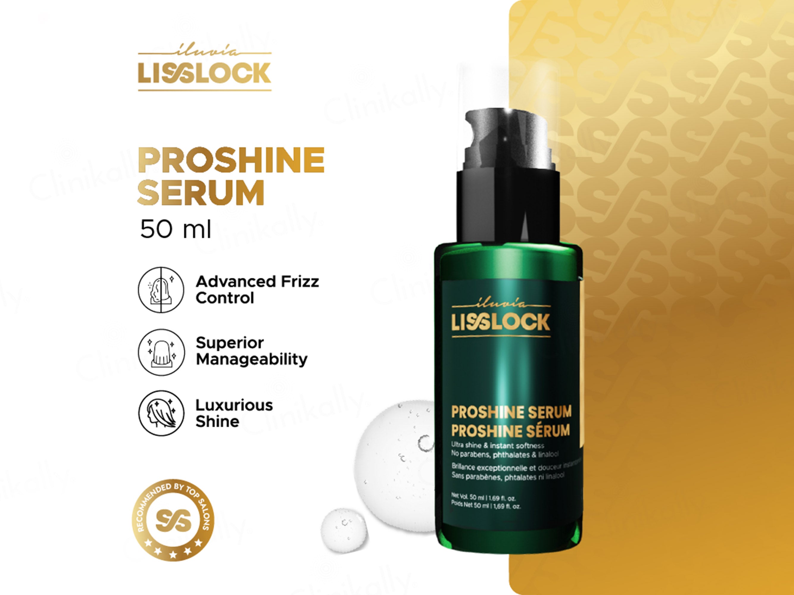 Iluvia Professional Lisslock Proshine Hair Serum