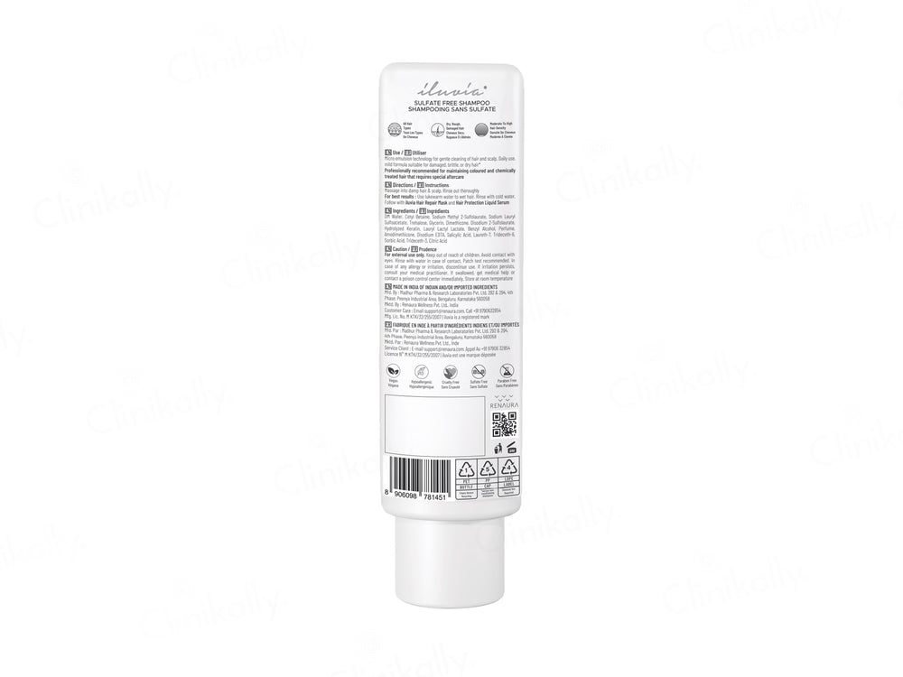 Iluvia Professional Sulfate Free Shampoo