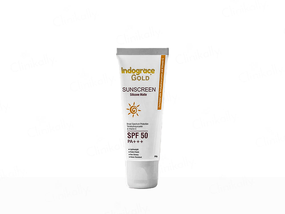 Indograce Gold Silicone Matte Sunscreen SPF 50 PA+++