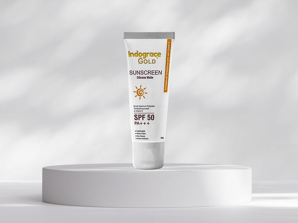 Indograce Gold Silicone Matte Sunscreen SPF 50 PA+++