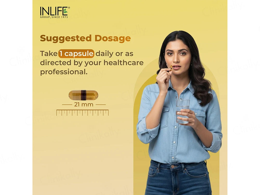 Inlife Black Seed Oil 500 mg Liquid Filled Veg Capsule