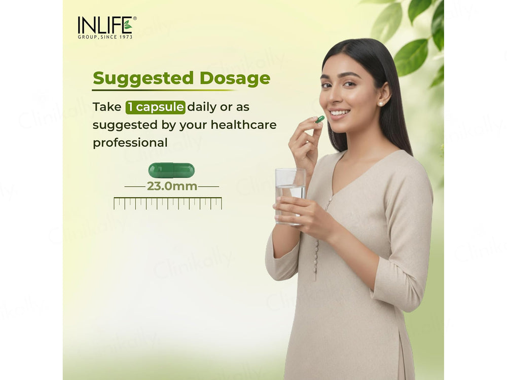 Inlife Boswellia Serrata Kunduru Ghan 400mg Vegetarian Capsule