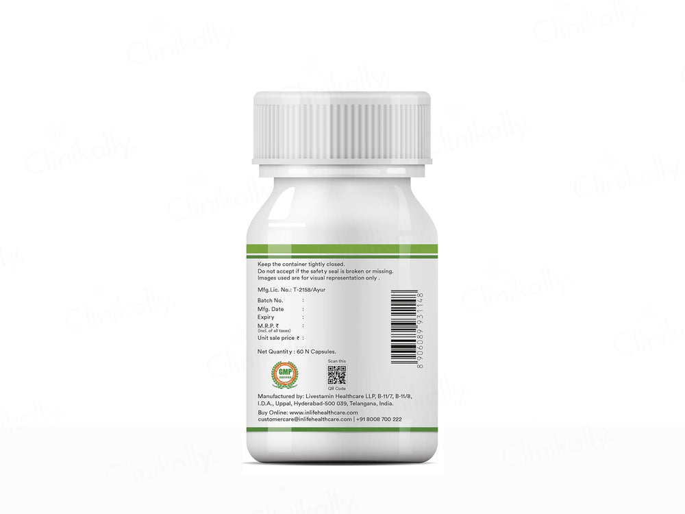 Inlife Boswellia Serrata Kunduru Ghan 400mg Vegetarian Capsule