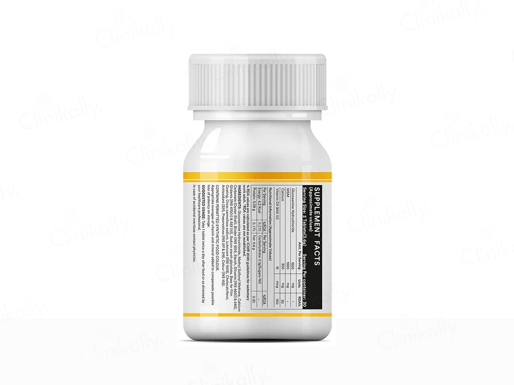 Inlife Glucosamine With MSM, Calcium & Vitamin D3 Nutraceutical Tablet