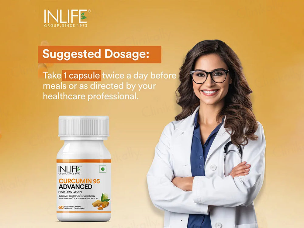Inlife Haridra Ghan Curcumin 95 Advanced Vegetarian Capsule