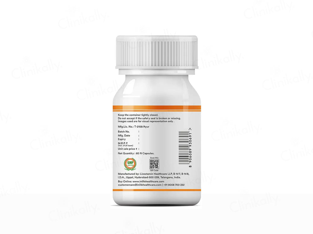 Inlife Haridra Ghan Curcumin 95 Advanced Vegetarian Capsule