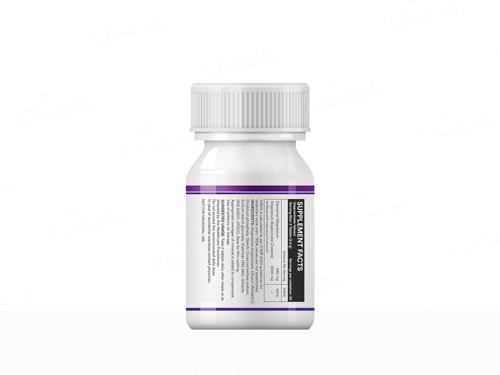 Inlife High Absorption Magnesium Glycinate Forte 2000mg Supplement Tablet