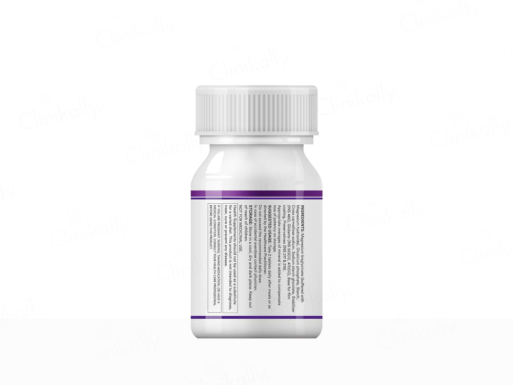Inlife High Absorption Magnesium Glycinate Forte 2000mg Supplement Tablet