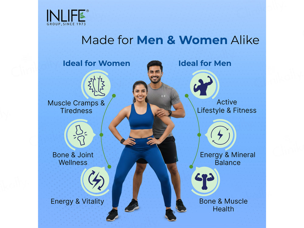 Inlife High Strength Magnesium Complex 5x 2000mg Health Supplement Veg Tablet