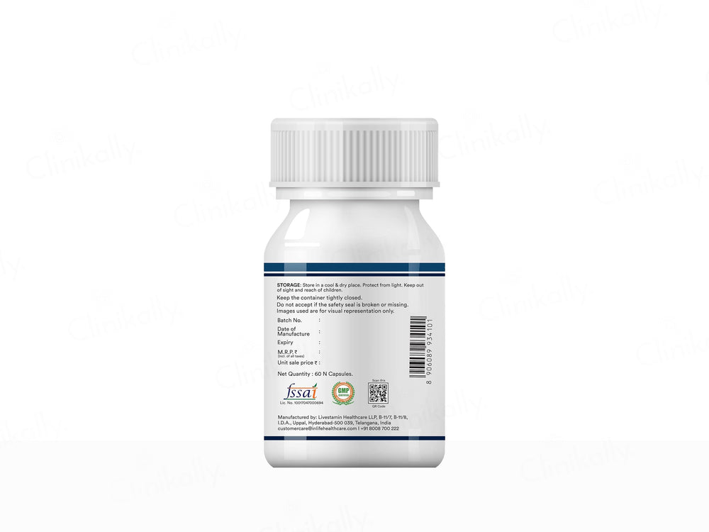 Inlife High Strength B-Complex Nutraceutical Veg Capsule