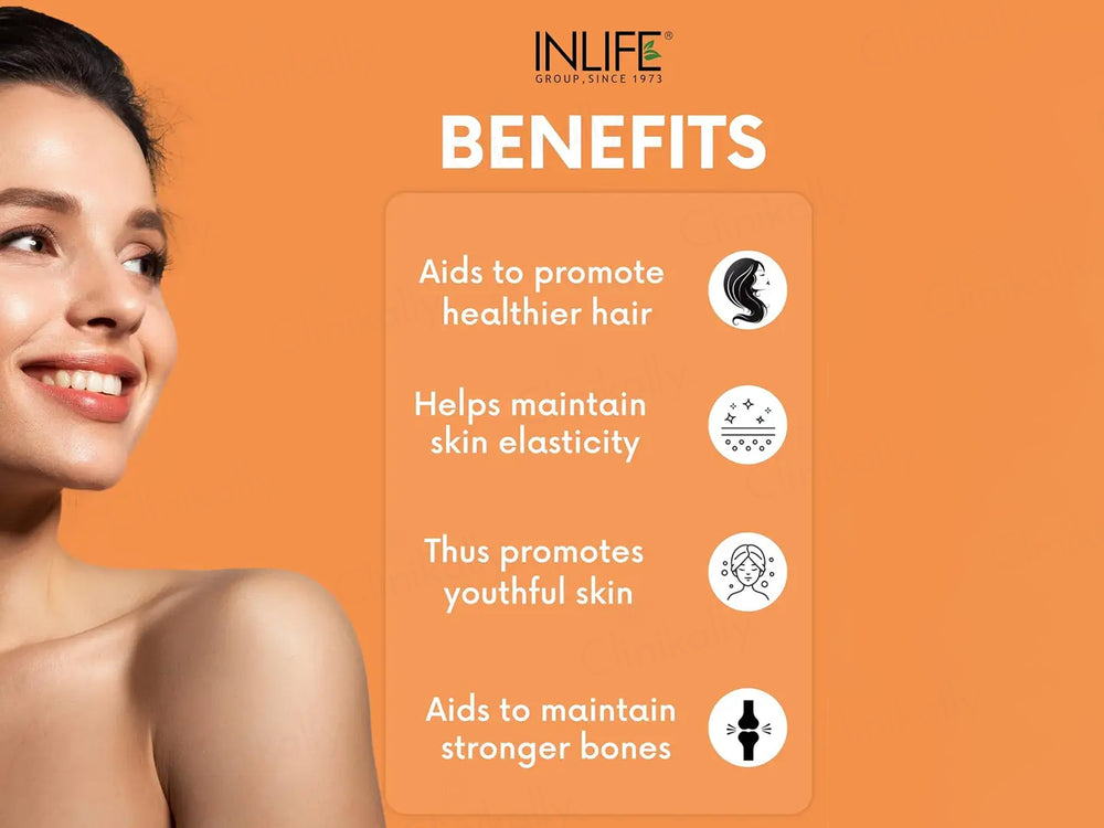 Inlife Japanese Hydrolyzed Type 1 & 3 Collagen Peptides Nutraceutical Powder