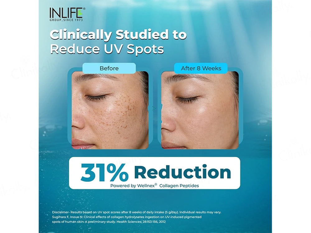Inlife Japanese Hydrolyzed Fish Type 1 Collagen Peptides Nutraceutical Powder