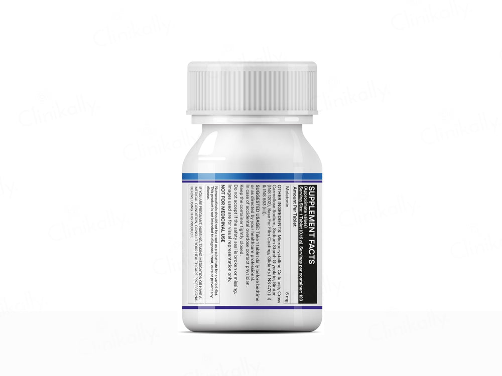 Inlife Melatonin 5mg Nutraceutical Veg Tablet For Adults