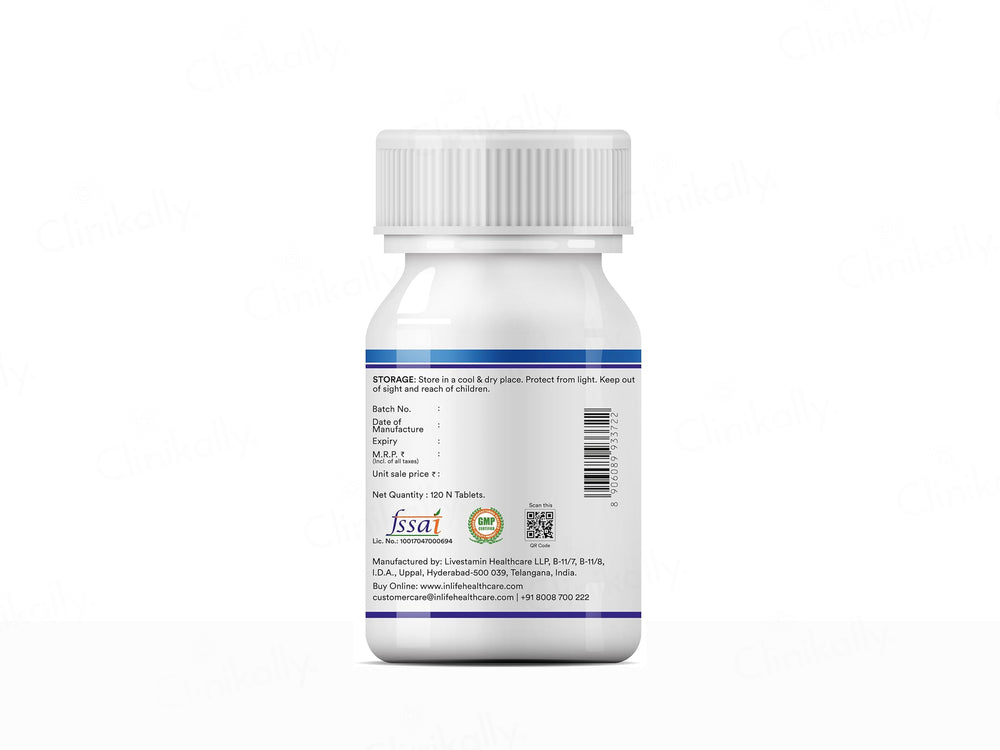Inlife Melatonin 5mg Nutraceutical Veg Tablet For Adults