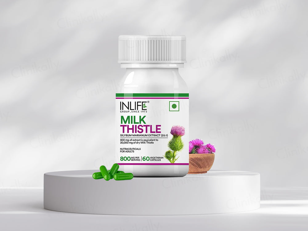 Inlife Milk Thistle 800mg Vegetarian Capsule