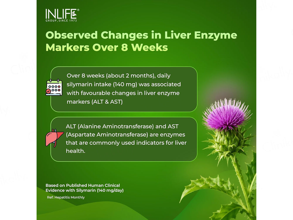 Inlife Milk Thistle Silybum Marianum Extract 600mg Vegetarian Capsule