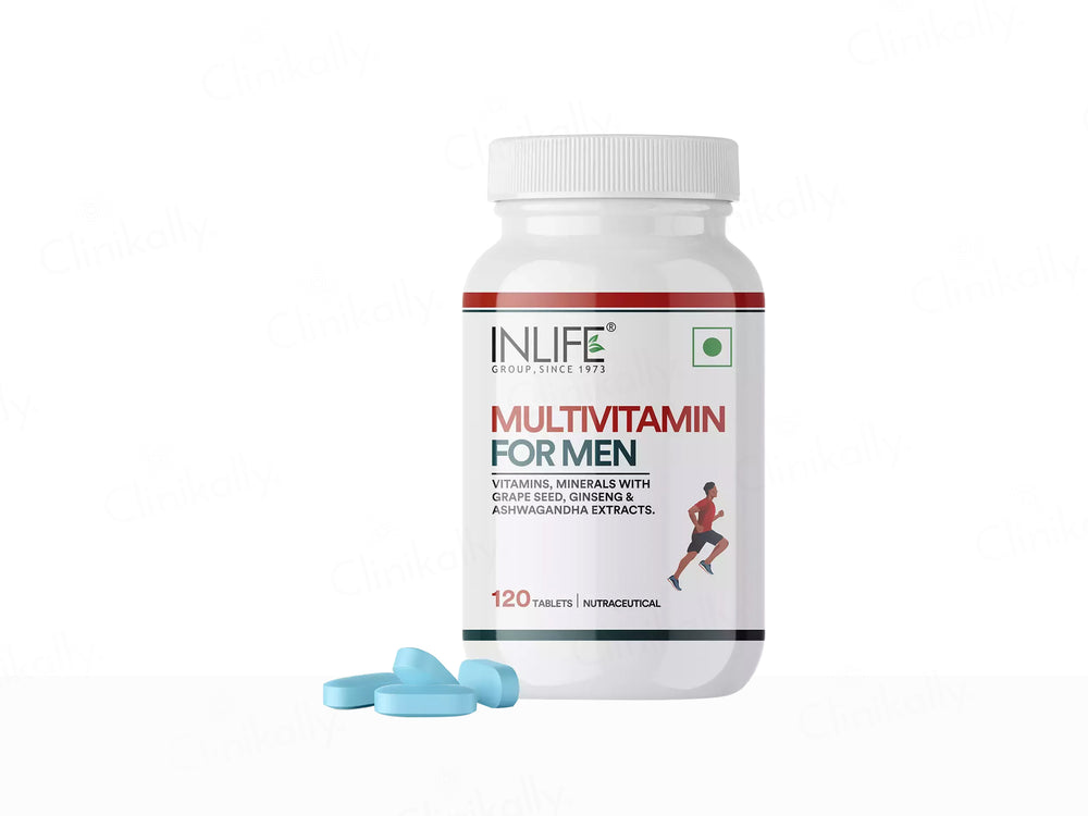 Inlife Multivitamin & Minerals Vegetarian Tablet For Men