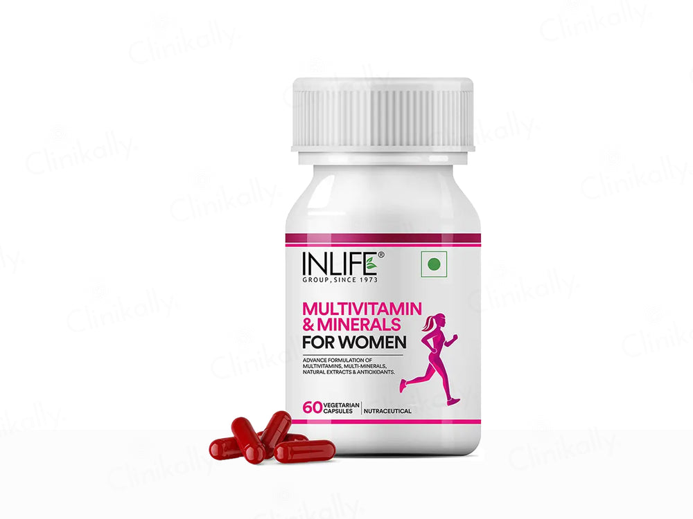 Inlife Multivitamin & Minerals Vegetarian Capsule For Women