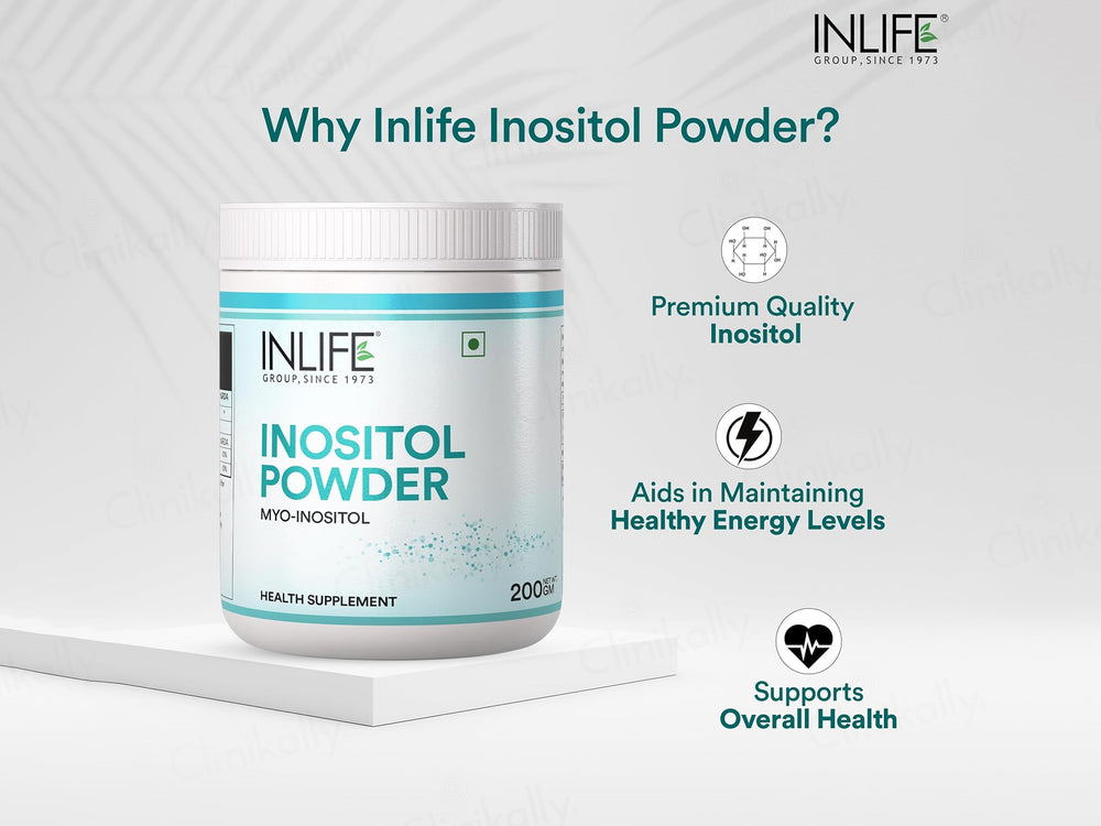 Inlife Myo-Inositol 2000mg Health Supplement Powder