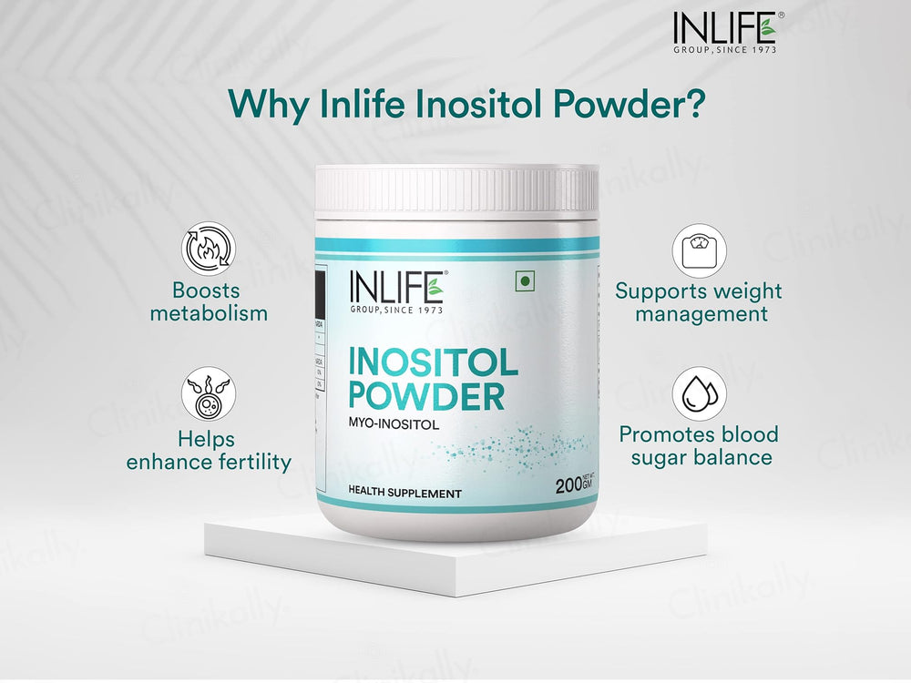 Inlife Myo-Inositol 2000mg Health Supplement Powder