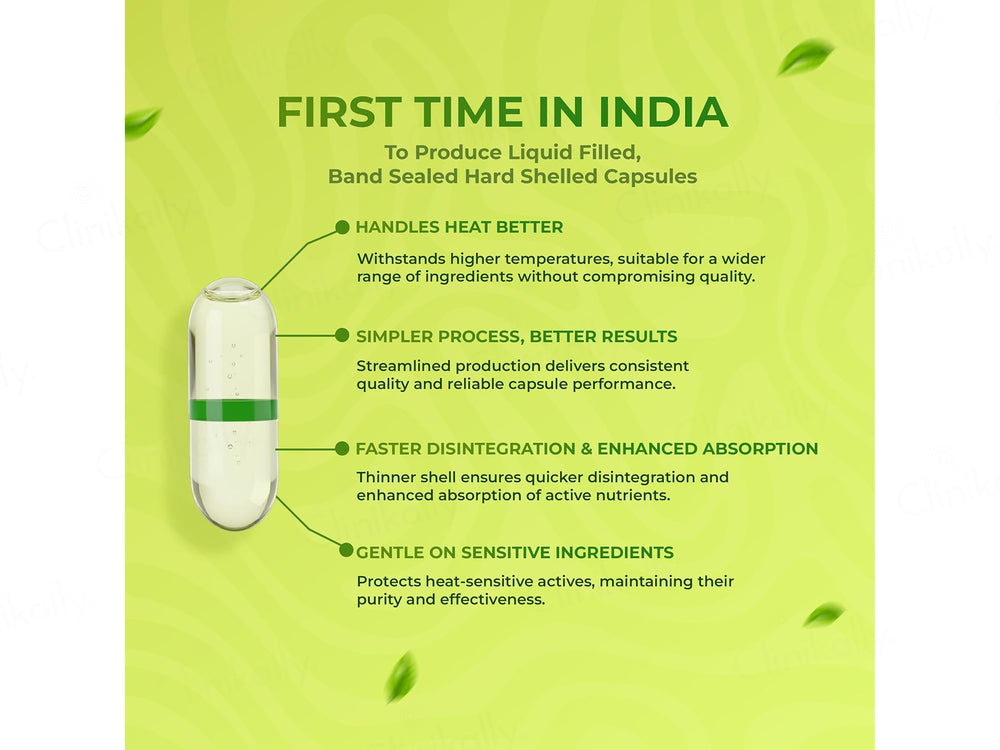 Inlife Natural Lemon Oil + Coriander Oil Liquid Filled Veg Capsule